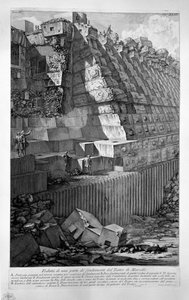 Theater van Marcellus door Giovanni Battista Piranesi